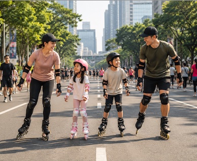 Tips Memilih Sepatu Roda untuk Anak Pemula